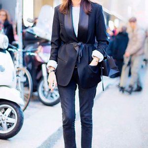 Isabel Marant Silk Drawstring Waist Bazer